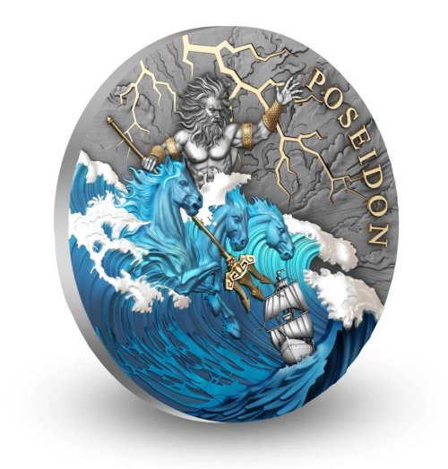 Niue 2026 5$ POSEIDON 2 Oz silver coin