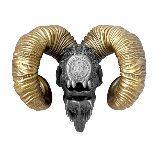 Cameroon 2026 2000 Francs SOVEREIGN Carved Skull 2 Oz silver coin