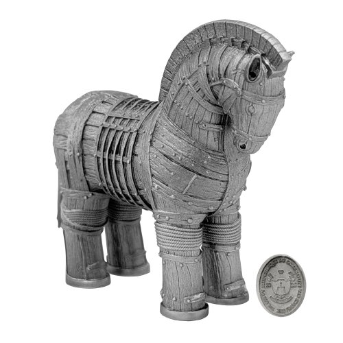 Cameroon 2026 2000 Francs TROJAN HORSE Shadows of Myths 2 Oz silver coin